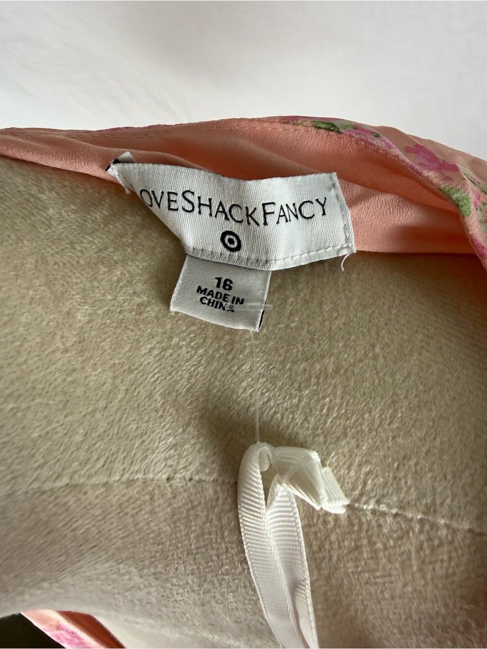 LoveShackFancy for Target Pink Floral Ruffle Maxi Dress NWT - Picture 5 of 7